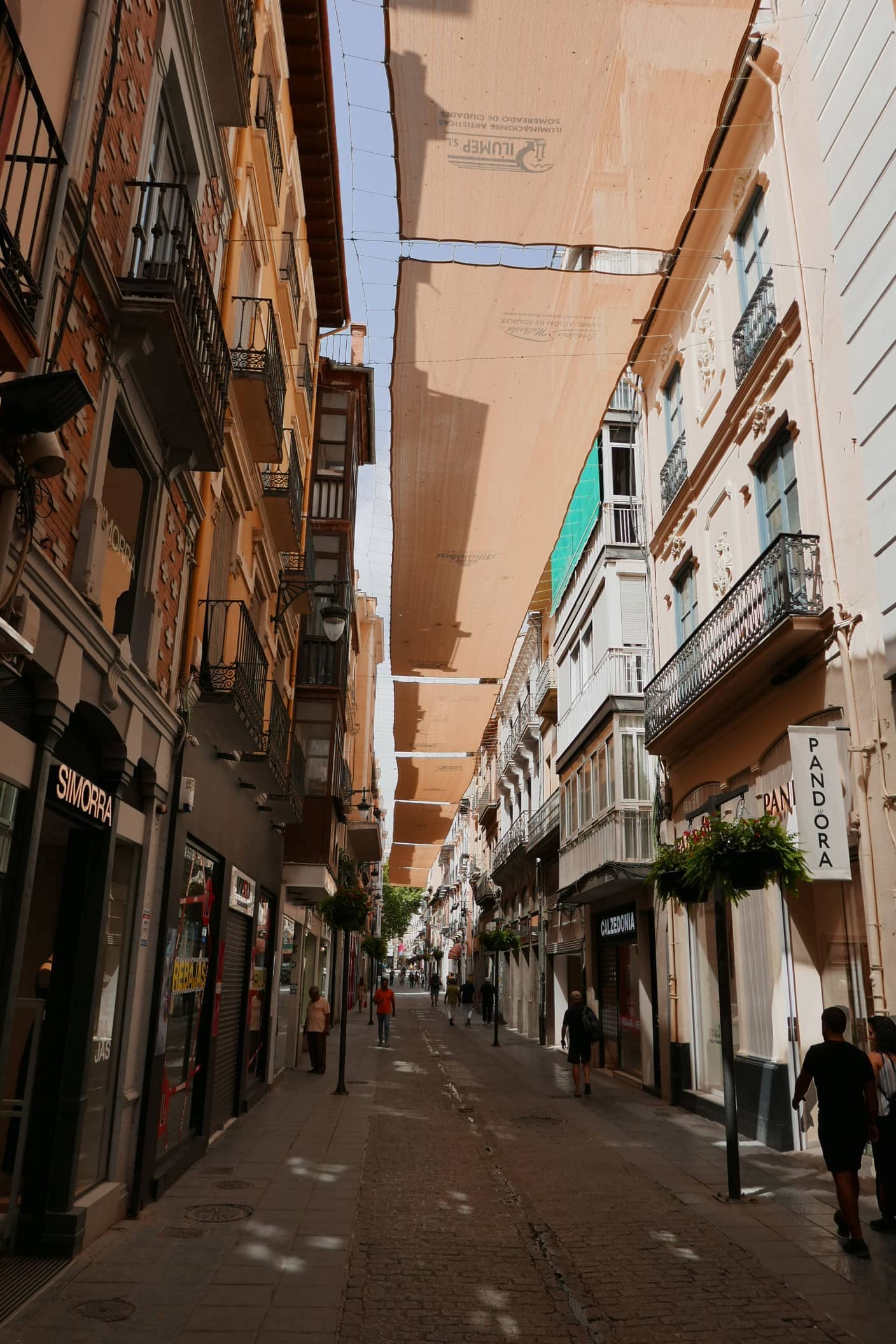 Shaded street in Granada.<br> Photo: Robinton Emmanuel.