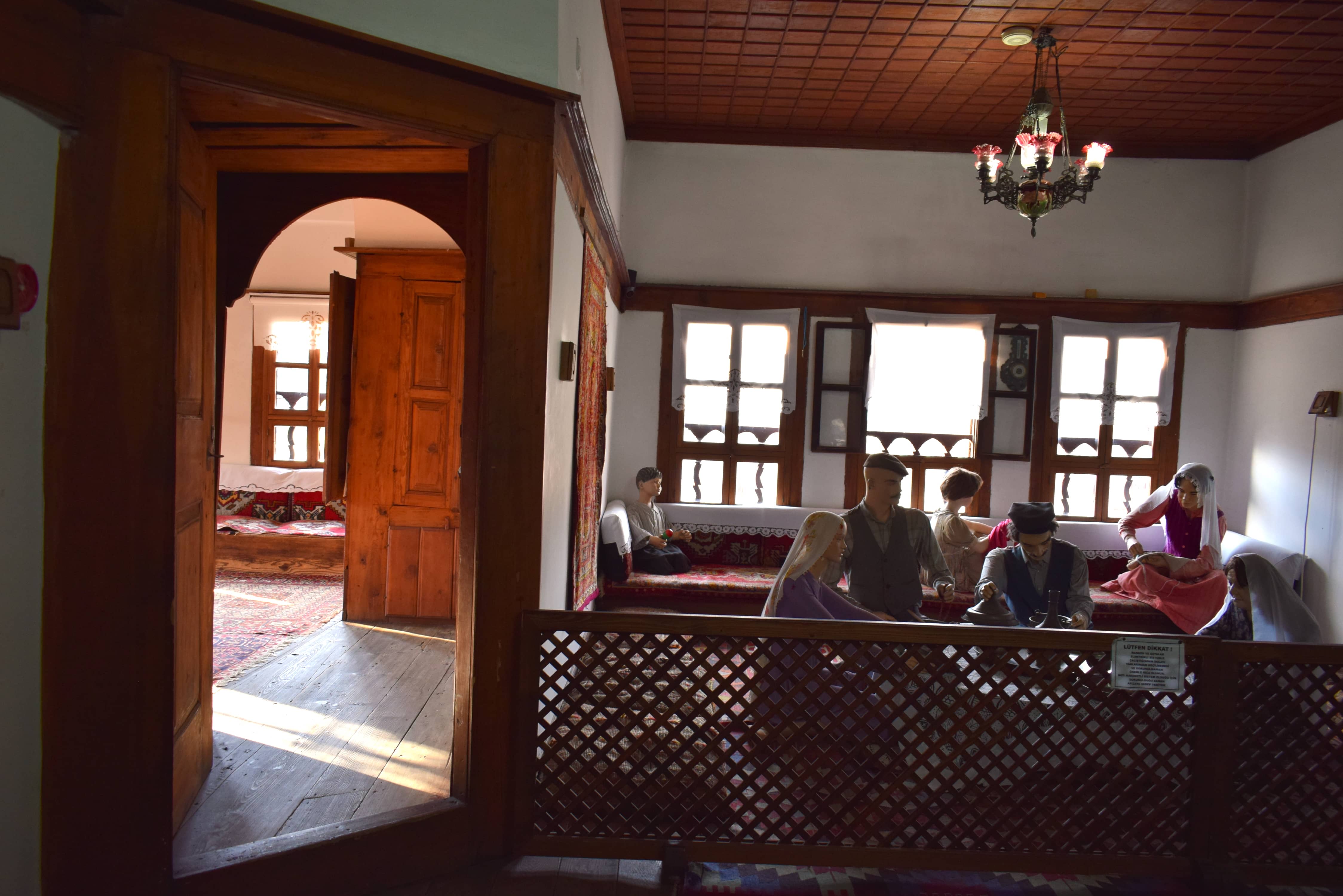 Figure 4. Central hall and the entrance of a room from a traditional house in Safranbolu.