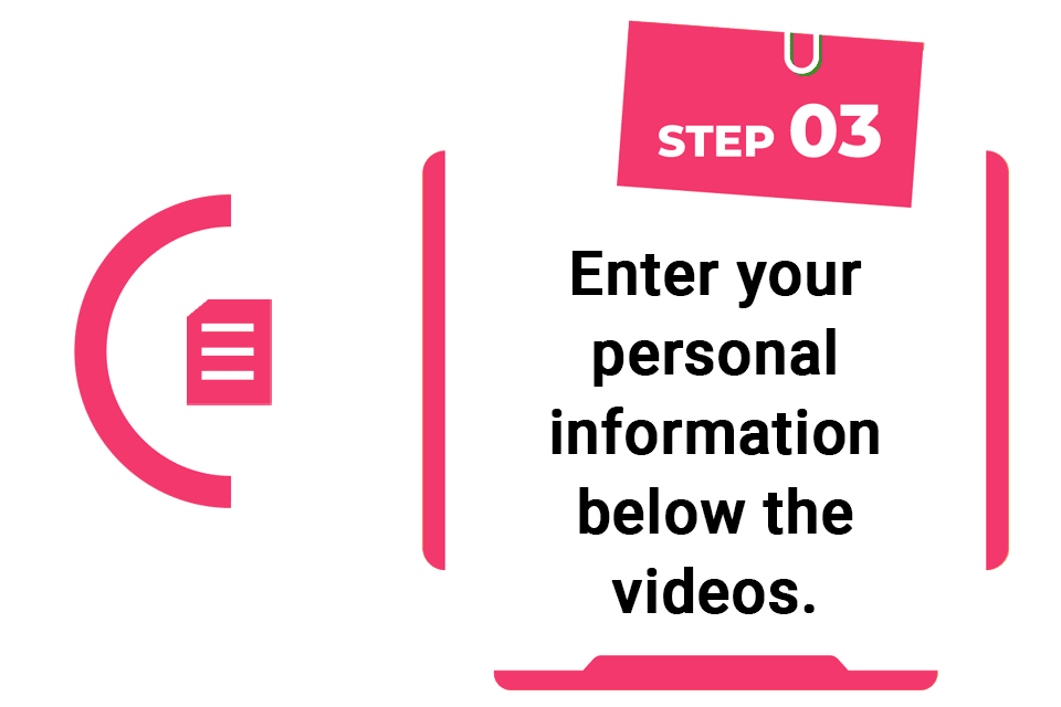 Enter your personal info